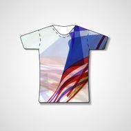 Abstract illustration on t-shirt N30