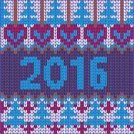 new year with knitted texture christmas