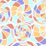 Abstract seamless texture with spiral elements