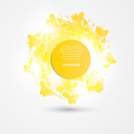 Vector abstract circles template Object web N13