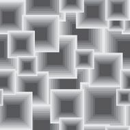 monochrome abstract ornament seamless pattern