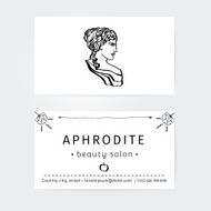 vector design business cards beauty salon hairdressers or plastic surgery N2
