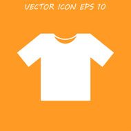 Tshirt Icon icon vector illustration Flat design style N7