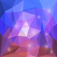 Abstract bright polygonal triangular background with glaring lights for design N32