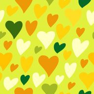 Seamless pattern with colorful hearts N2