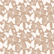 Seamless pattern with decorative colorful butterflies N4