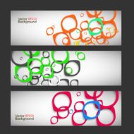 Set vector style background