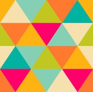 Retro pattern of geometric shapes Colorful mosaic banner Geome