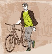 cyclist man