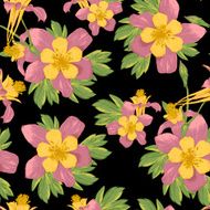 Elegance Seamless flowers background