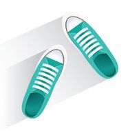 Top view on sneakers N2
