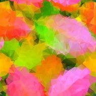 Abstract seamless flower pattern