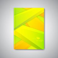 Modern vector brochures in the ecology style for your design