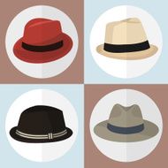 Collection of hat man icon great