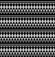 Tribal monochrome lace N23