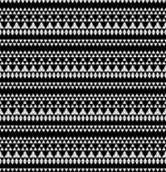 Tribal monochrome lace N24