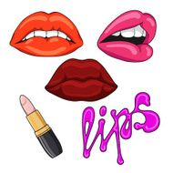 Sexy red lips N2