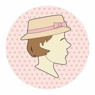 paris woman theme elements vector eps N9