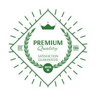 Premium quality labels and badges vector N2