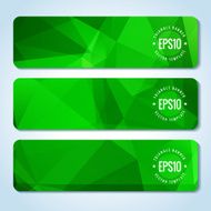 Abstract vector header banners N7