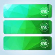 Abstract vector header banners N9