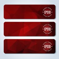 Abstract vector header banners N13