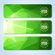 Abstract vector header banners N15