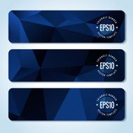 Abstract vector header banners N21