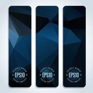 Abstract vector header banners N30