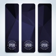 Abstract vector header banners N32