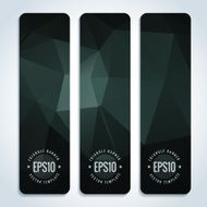 Abstract vector header banners N33