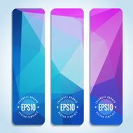 Abstract vector header banners N35