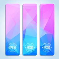 Abstract vector header banners N36