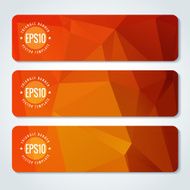 Abstract vector header banners N39