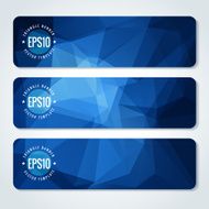 Abstract vector header banners N41