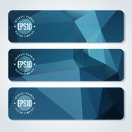 Abstract vector header banners N42