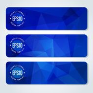 Abstract vector header banners N50
