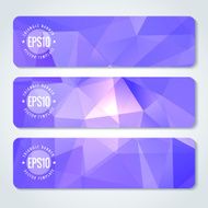 Abstract vector header banners N51