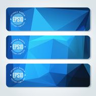 Abstract vector header banners N52