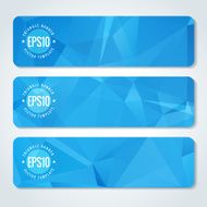 Abstract vector header banners N53