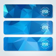 Abstract vector header banners N57