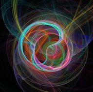 Digital Fractal on Black N1938