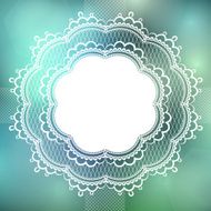 Vintage lace border