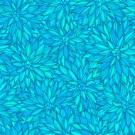 Seamless pattern with flowers Dahlia N5