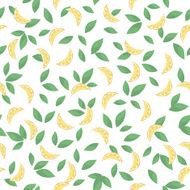 Pattern of lemon and leaves Fresh background