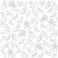 footwear pattern background