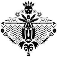 African Abstract Tribal Illustration