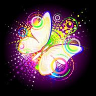 butterfly abstract background N2