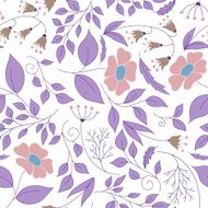 Beautiful Romantic Vector Seamless Pattern N3
