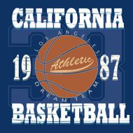 Basketball t-shirt graphic design